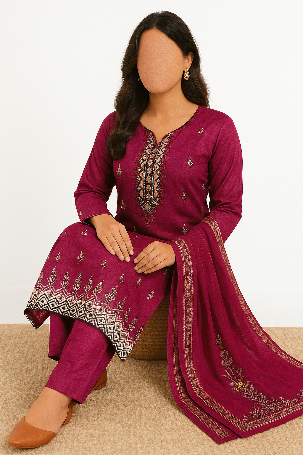Alhamra Summer Lawn – Unstitched 3‑Piece Suit (Alhamra Edition)